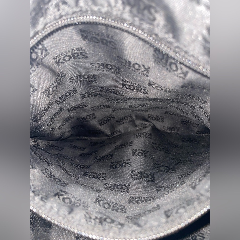 Michael Kors Black Pebbled Leather Backpack - Picture 12 of 14